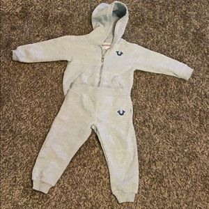 True Religion (infant/toddler) sweat suit set 24mo